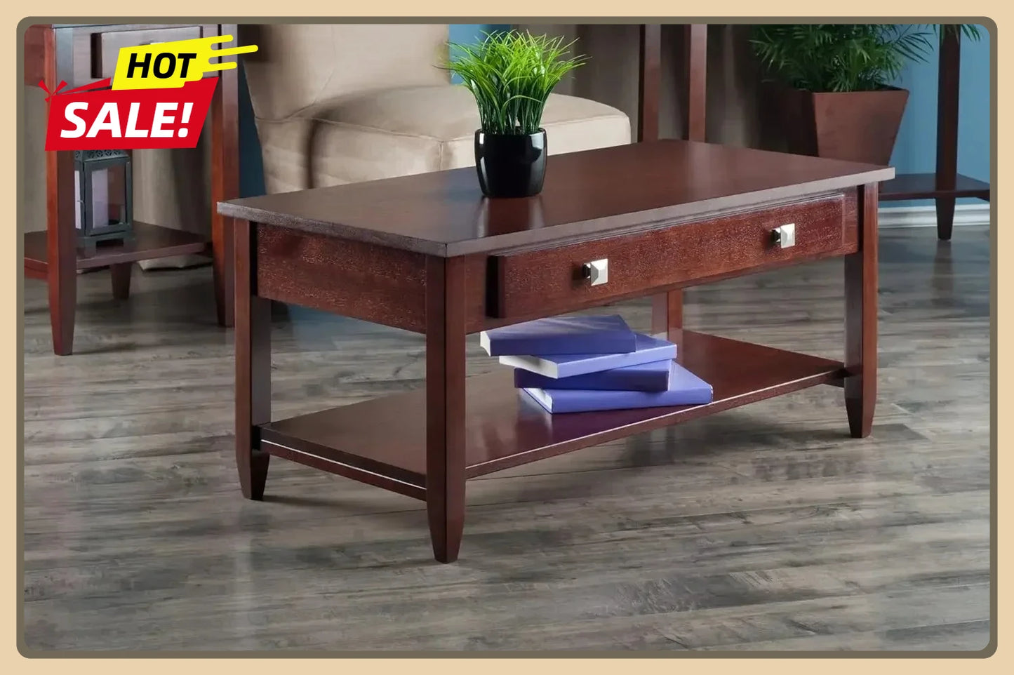 Richmond Occasional Table, Antique Walnut