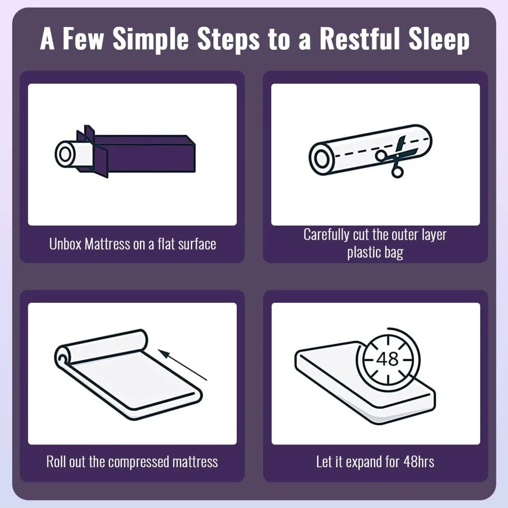 5 Inch Queen Memory Foam Mattress/Cooling Gel Bamboo Charcoal Infused Mattress/Medium Firm Mattresses/CertiPUR-US