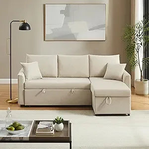 Cloud Comfort Couch – 81" 3 Seater Couch, Includes 2 Matching Pillows, Sofa with Removable & Machine-Washable Covers, Spring-Loa
