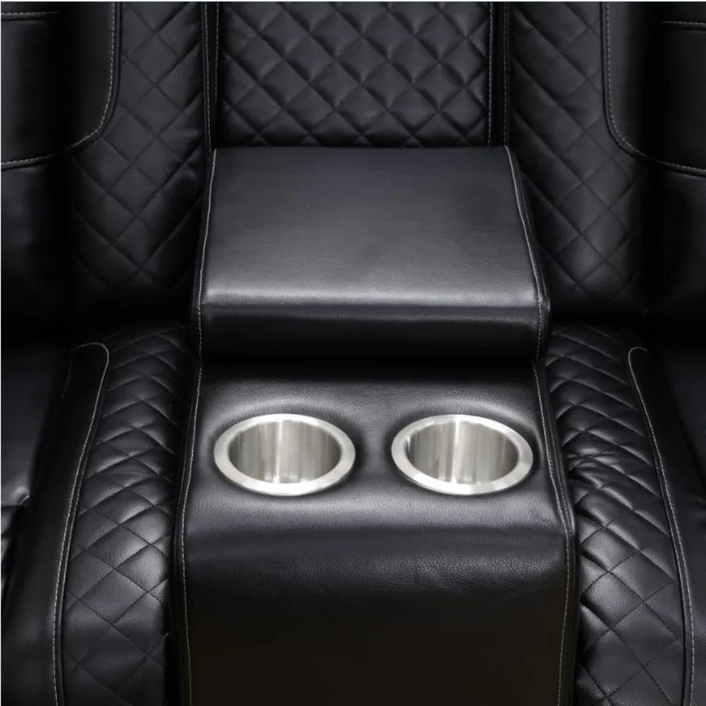 Power Recliner Living Room Set with LED for Living Room, Dormitory, Guest House, Playroom, Airbnb,Apartment  Recliner Chair