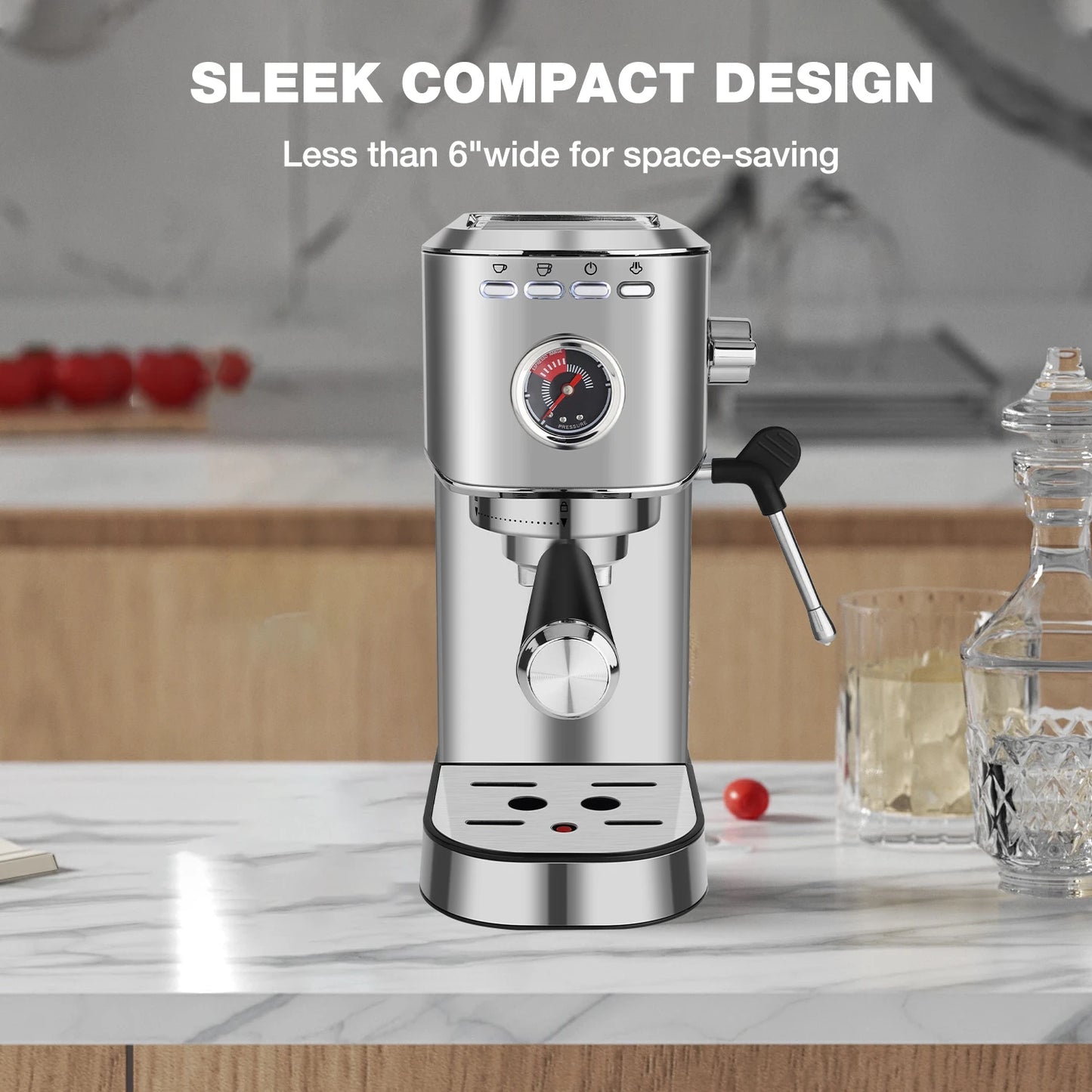 DOYOMI 20 Bar Espresso Machine, Professional Espresso Maker With Milk Frother，Commercial Espresso Machines & Coffee Makers