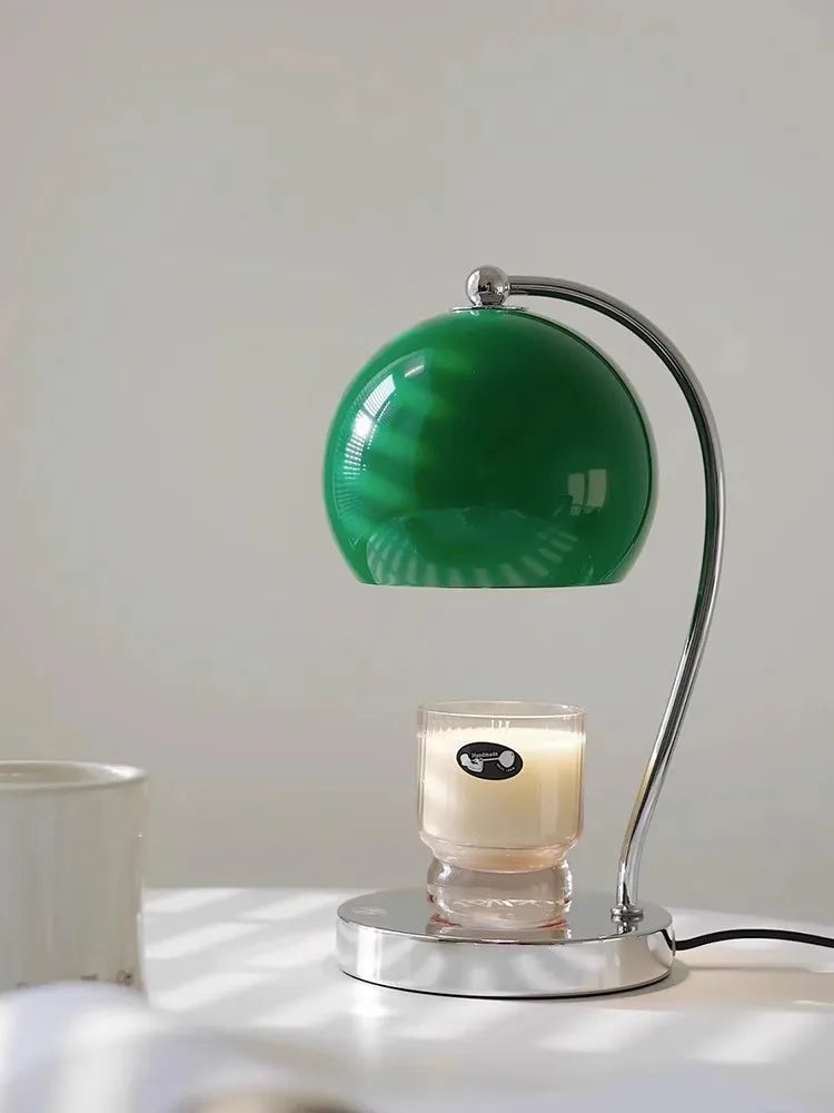 Nordic Candle Warmer Lamp With Timer Melting Candle Lamp Bedroom Ins Stlyle Girl Bedside Lamp Romantic Aroma Diffuser Lamps