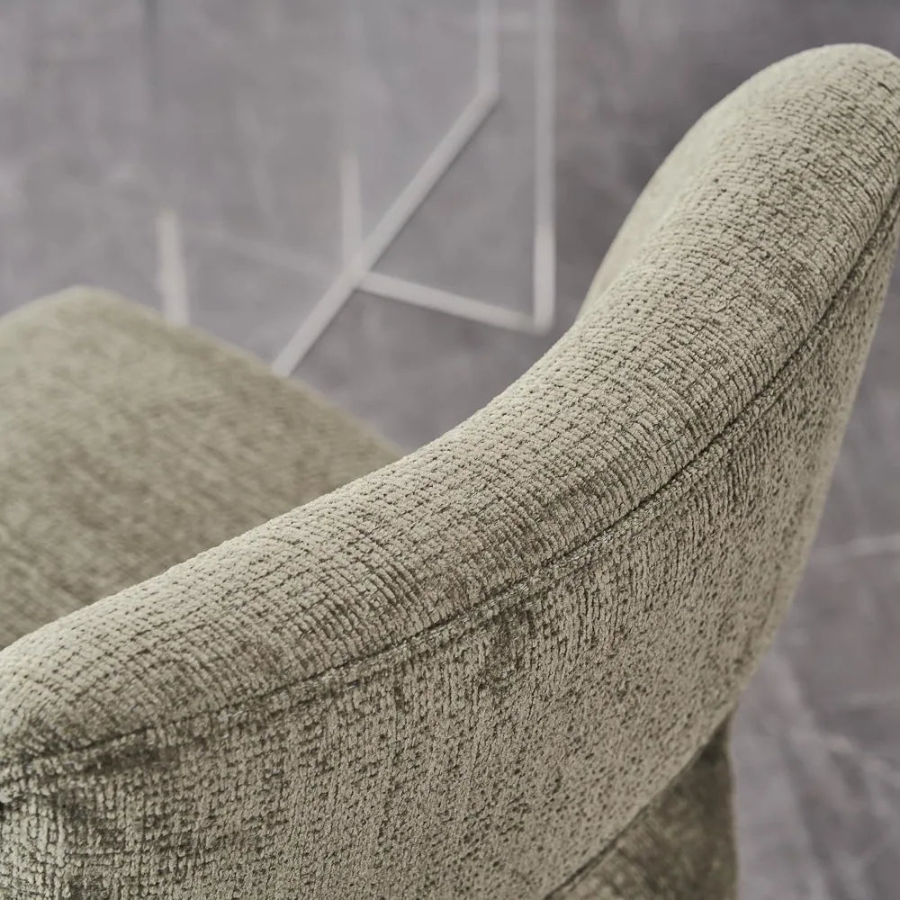 Wooden Dining Chairs Set of 6, Modern Fabric Upholstered Dining Room Chair Kitchen Chairs, Farmhouse Dinner Chair