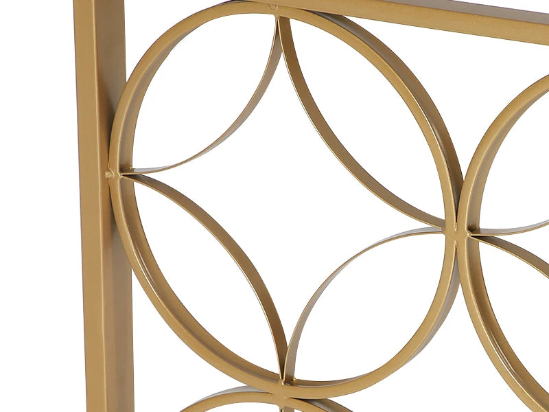 Tribesigns Dining Table, 63-inch Modern Marble Dining Room Table for 6 People, Rectangular Kitchen Table with Gold Metal Frame