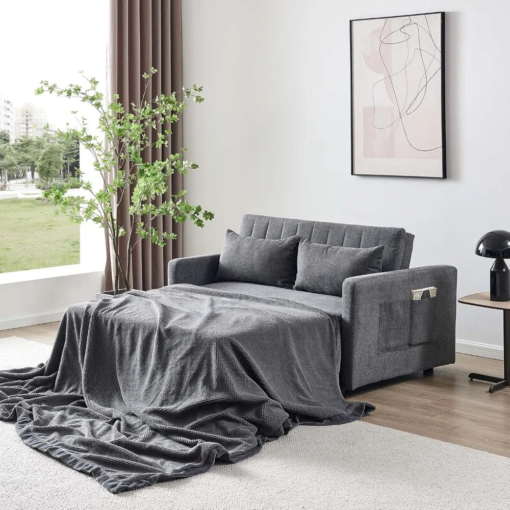 Twin Size Sofa Bed – Convertible Sofabed for Small Living Room, Guest Room & Apartment